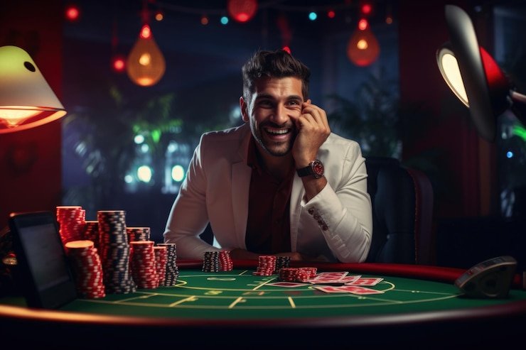 Tampilan permainan Ganesha Gold dengan simbol-simbol tema dewa kekayaan